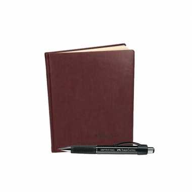 Bruiloft gastenboek met faber castell balpen