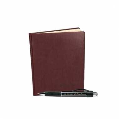 Bruiloft gastenboek met faber castell balpen
